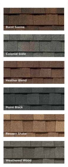 CertainTeed Climate Flex Shingle color options