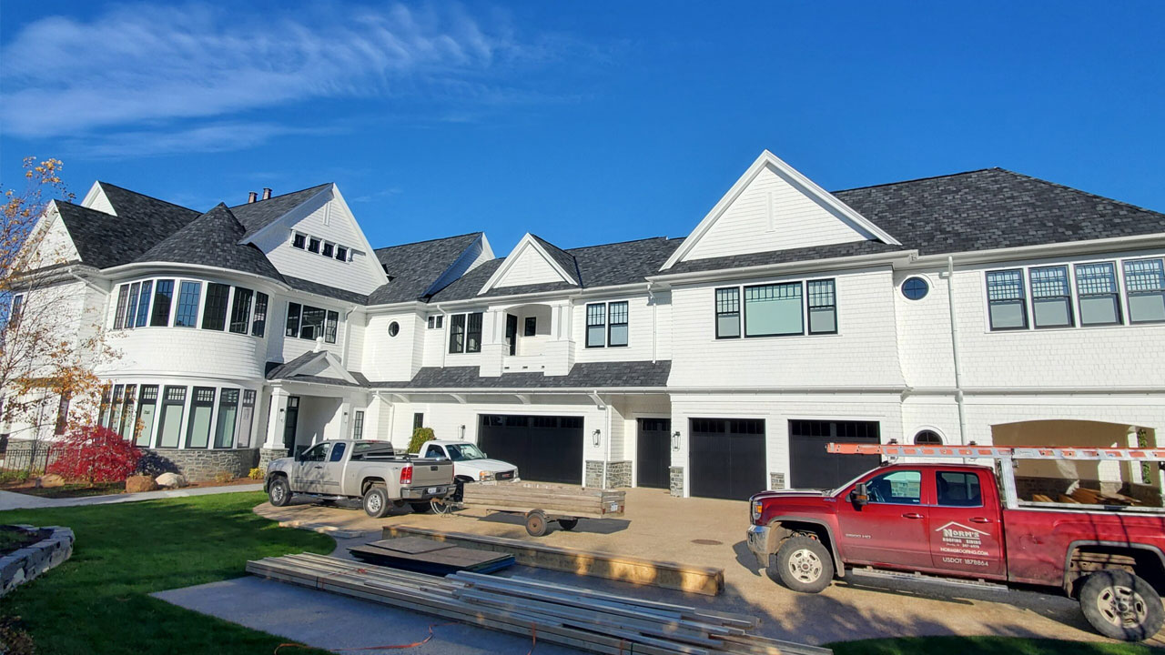 Beautiful Shingle Roof installed by Norm's Roofing in Northern Michigan 