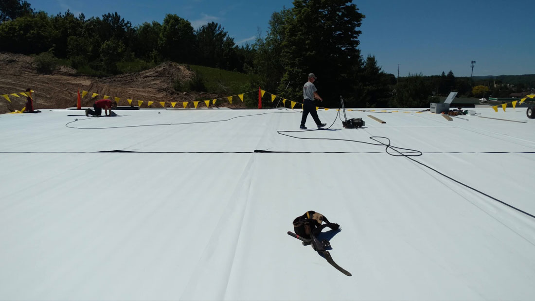 Duro-Last, the world's best roof, installed by Norm's roofing expert staff